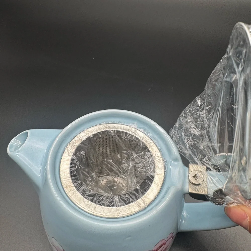 Alfred Cherry Blossom Teapot Ceramic Stainless Steel 20 oz Limited Edition